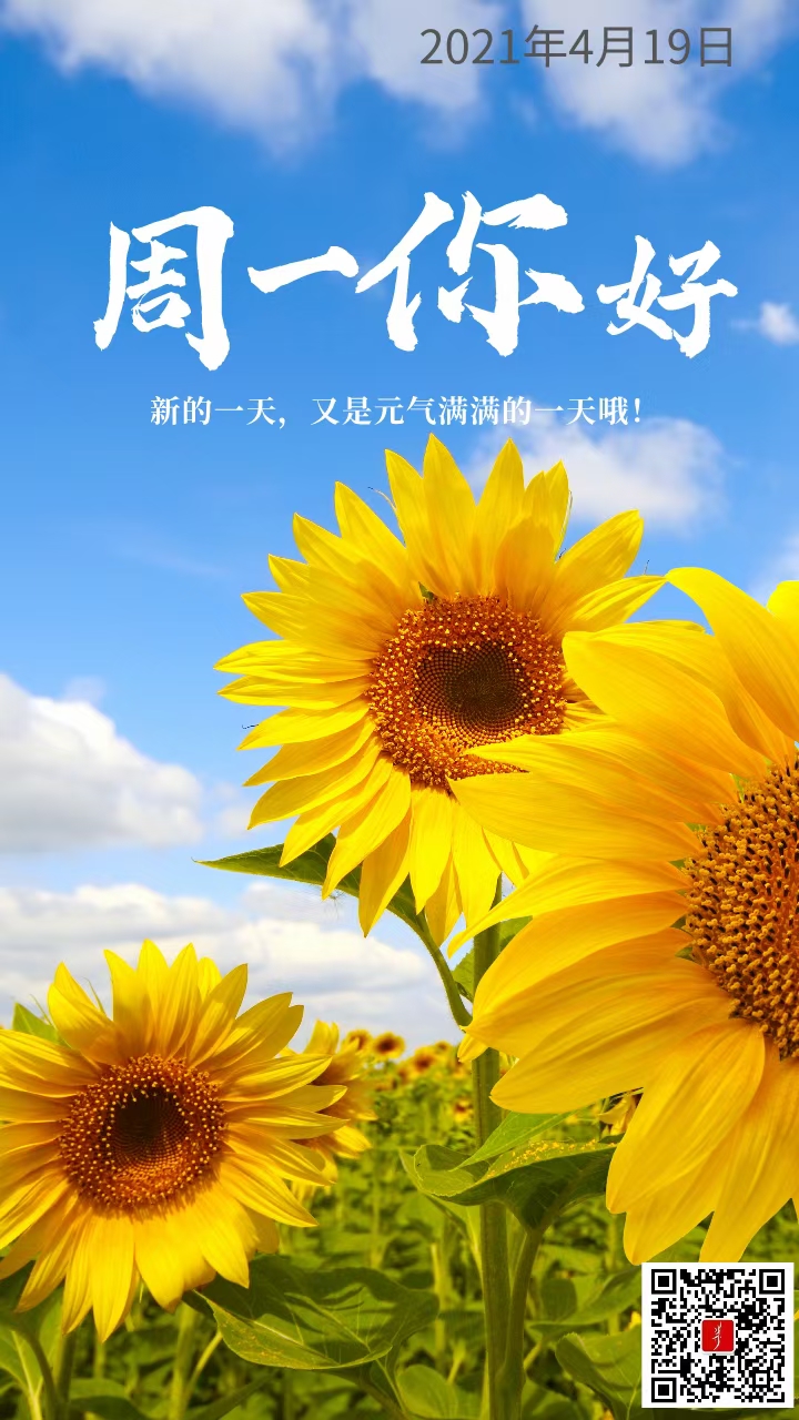2021-04-19——新的一天，又是元气满满的一天哦!