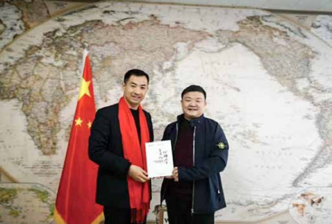 崔景来老师从山东德州来到郑州看望纪琼院长