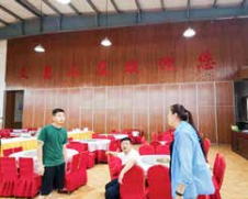 纪琼院长又携家人、淋总、宋老师及工程部的小伙伴们来到心时 代父母另一训练基地——登封文惠山庄，为近期即将召开的《家庭系统教育导师班》进行实地勘察