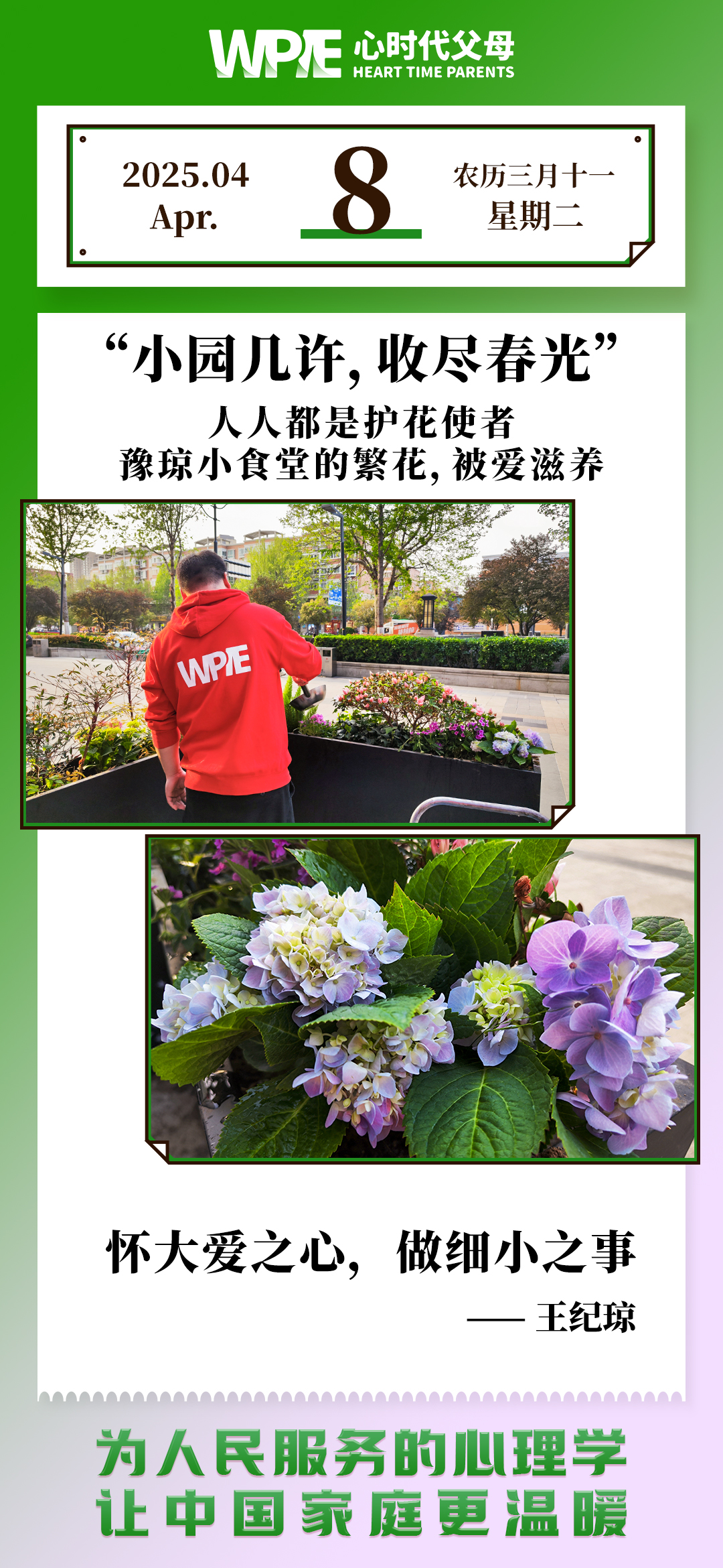 2025-04-08——人人都是护花使者，豫琼小食堂的繁花，被爱滋养